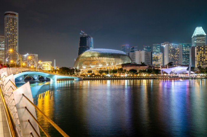 Business traveller connecting through a Gulf hub